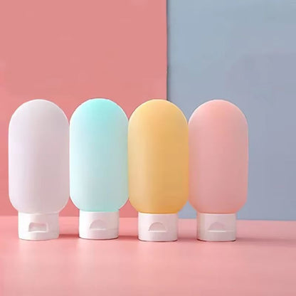 4Piece Refillable Travel Bottle Set  60ml Soft Lotion And Shampoo Squeeze Containers For OntheGo Co 6