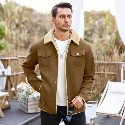 Mens Winter Jacket Waterproof Fleece Lined Warm Comfortable Casual Outerwear High Quality MultiColo 1