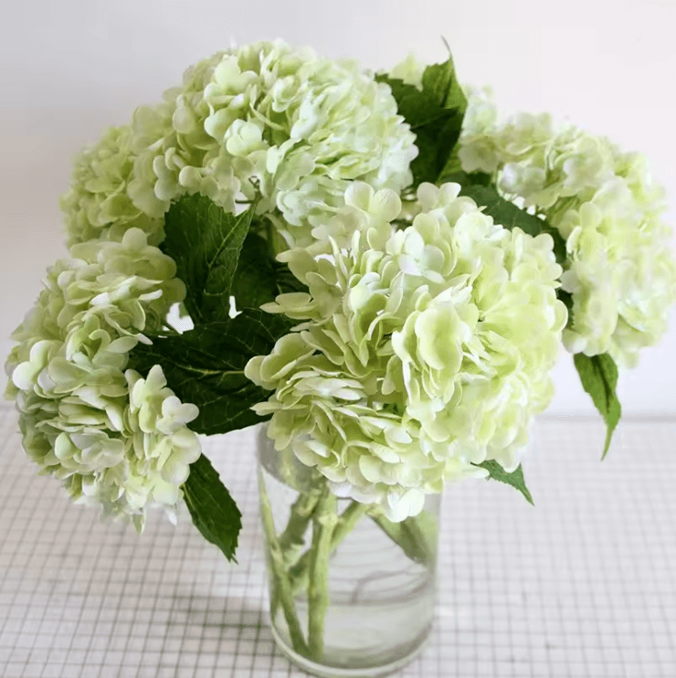 BloomLuxe Real Touch Hydrangea Artificial Flowers