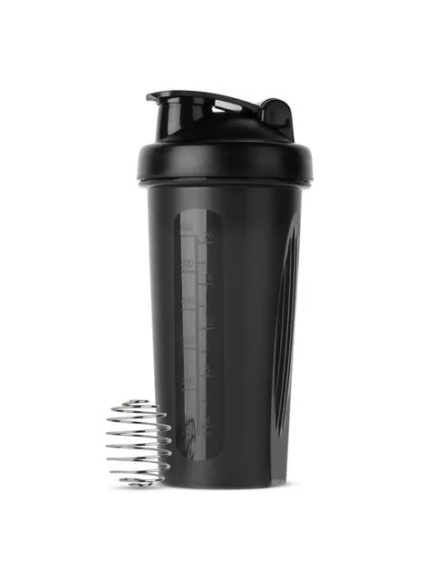 600ML LeakProof Protein Shaker Bottle  Portable 20oz Plastic Drink Mixer For Fitness And Gym Enthus 6