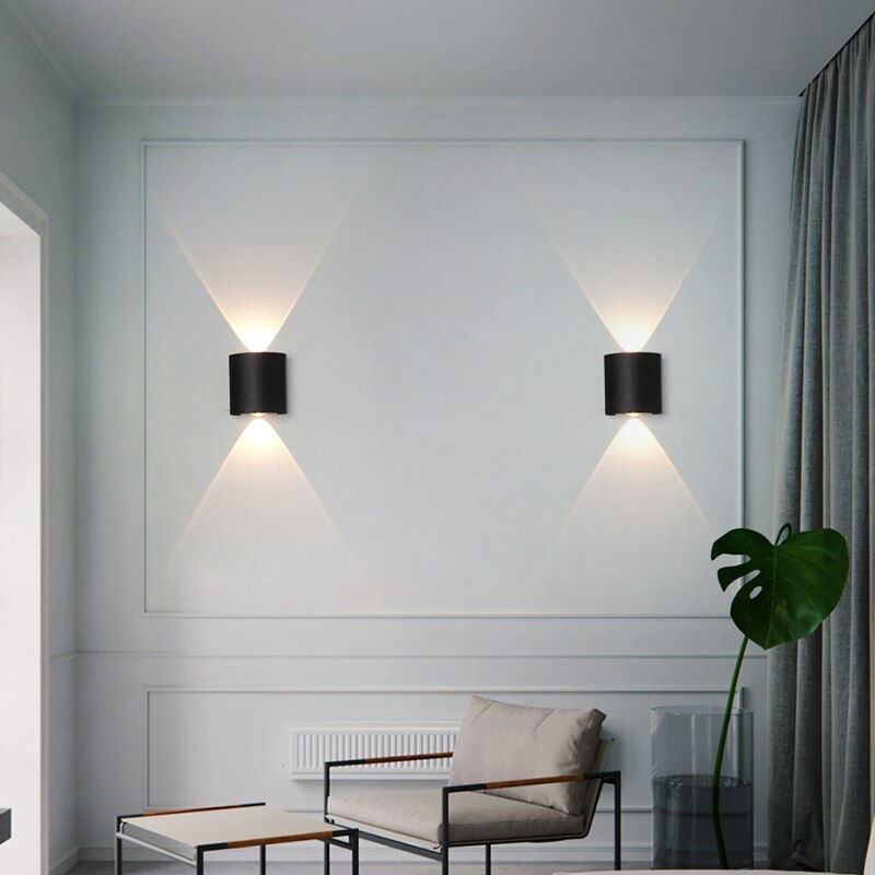 Waterproof LED Wall Light, Outdoor Indoor Lighting, for Garden, Stair, and Patio