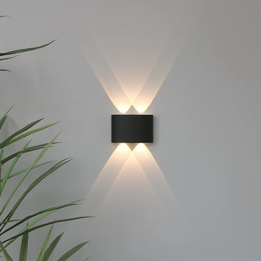 Waterproof LED Wall Light, Outdoor Indoor Lighting, for Garden, Stair, and Patio