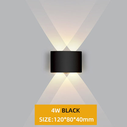 Waterproof LED Wall Light, Outdoor Indoor Lighting, for Garden, Stair, and Patio