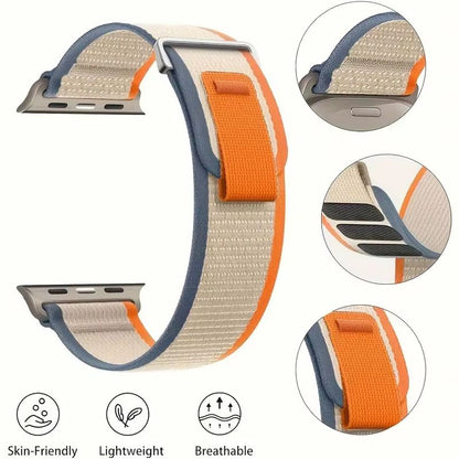 Premium Nylon Trail Loop Band for Apple Watch Ultra & Series 10–5 - Durable, Breathable, and Adventure-Ready Strap