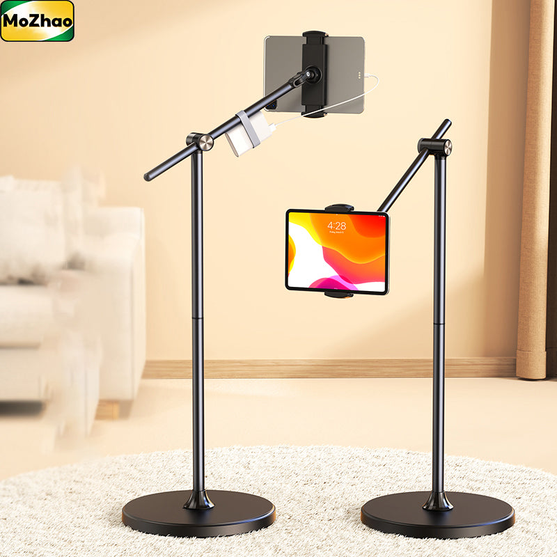 Phone Lazy Stand Bedside, Tablet Stand for Bed Lying Watching, Floor-Standing Universal Holder for Live Broadcast .