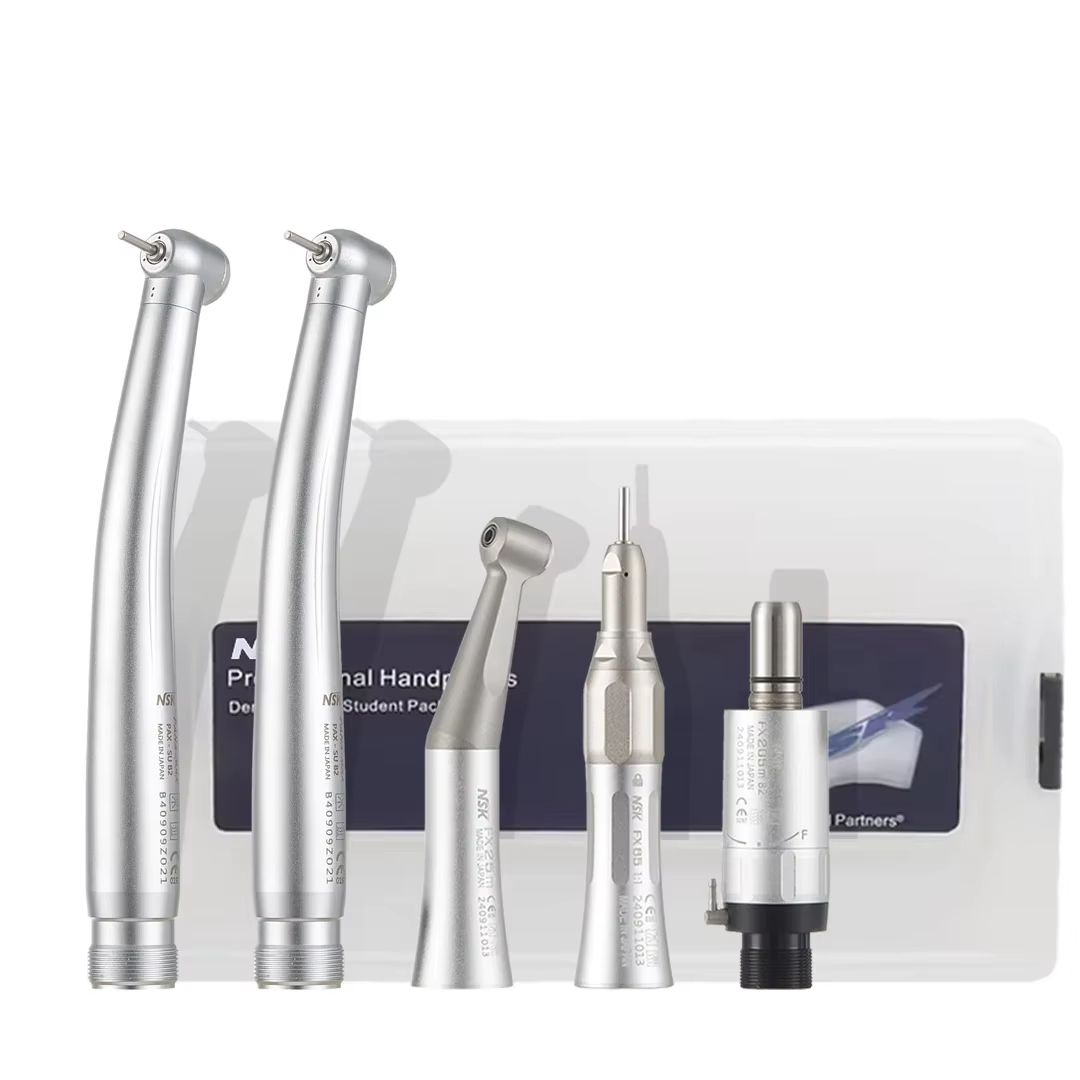 NSK PanaMax2 Dental Handpiece Set  1 1 Contra Angle Low  High Speed Turbine 2