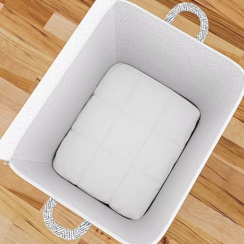 Large Capacity NonWoven Storage Bag  Foldable Closet Organizer For Clothes Quilts And Toys 4
