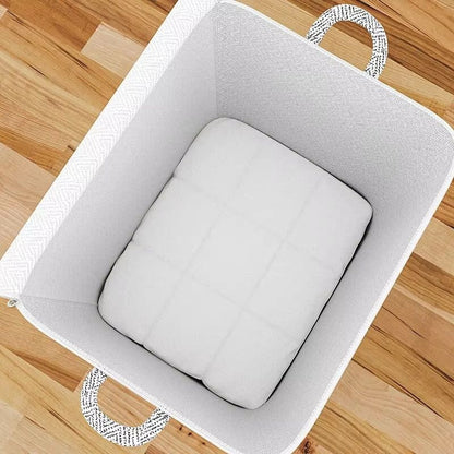 Large Capacity NonWoven Storage Bag  Foldable Closet Organizer For Clothes Quilts And Toys 4