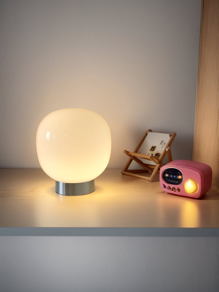 Modern Minimalist Desk Lamp, Table Light for Bedroom, Living Room, with Trichromatic Dimming