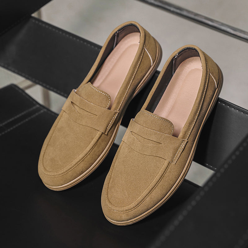 Mens Slip On Loafers Lightweight Breathable Comfort Outdoor Flats With Soft Non Slip Sole Hot Sale  2