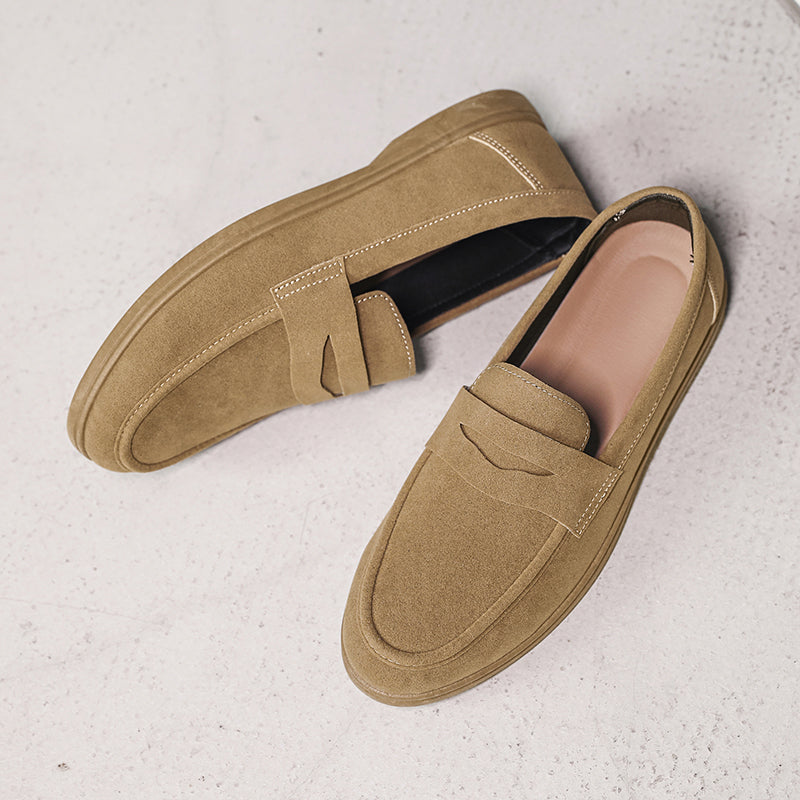 Mens Slip On Loafers Lightweight Breathable Comfort Outdoor Flats With Soft Non Slip Sole Hot Sale  4