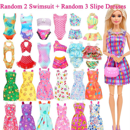 50Piece Handmade Doll Clothes  Accessories Set For 115Inch Dolls  Fashion Outfits Dresses And Play  3