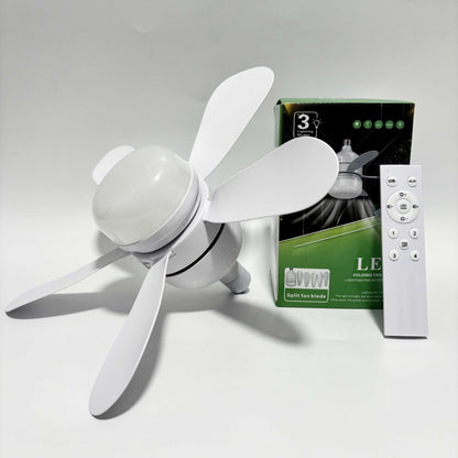Modern Ceiling Fan with Light, Remote Control, Speed Adjustable, for Bedroom
