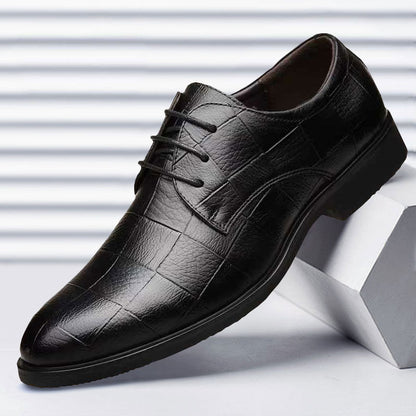 Luxury Classic Mens Leather Shoes, British Style Autumn Dress Shoes, Comfort Casual Business & Wedding Footwear