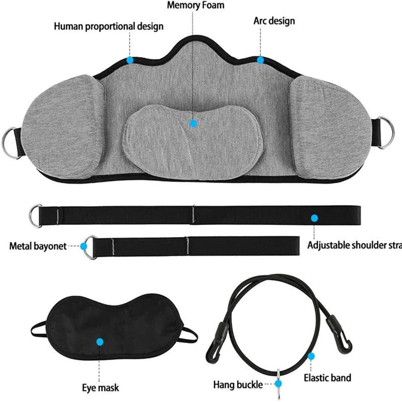 Hammock with Stand for Neck Traction Massager, Hamac Cervicales for Pain Relief, Neck Stretcher for Relaxation