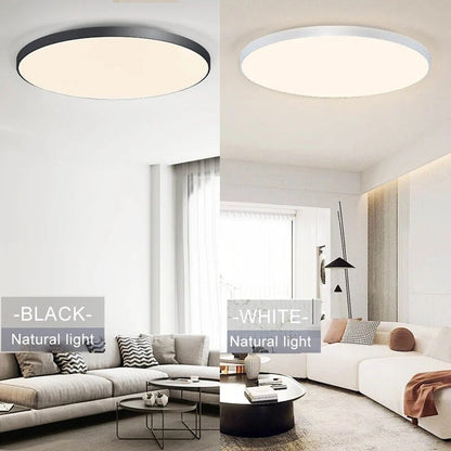 Modern Smart LED Ceiling Lamp Dimmable, APP and Remote Control for Bedroom, Living Room