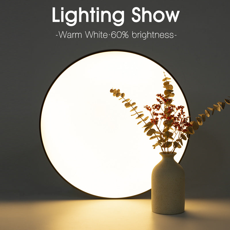 Modern Smart LED Ceiling Lamp Dimmable, APP and Remote Control for Bedroom, Living Room