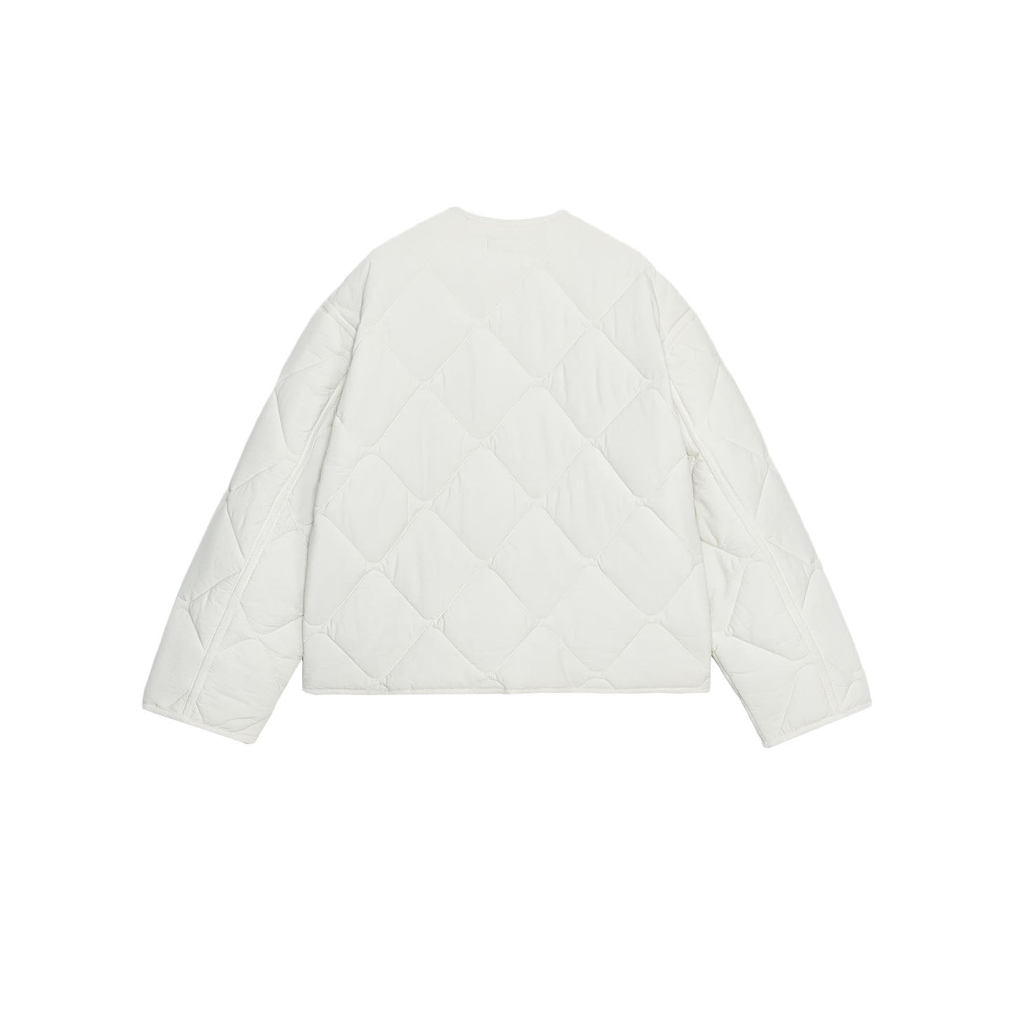 New Arrival, Women's Simple Daily Commute Coat, Waterproof Cotton Jacket, Long Sleeve Round Neck Single