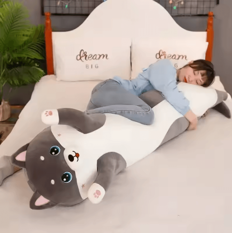 CuddlePaws Husky Body Pillow Plush