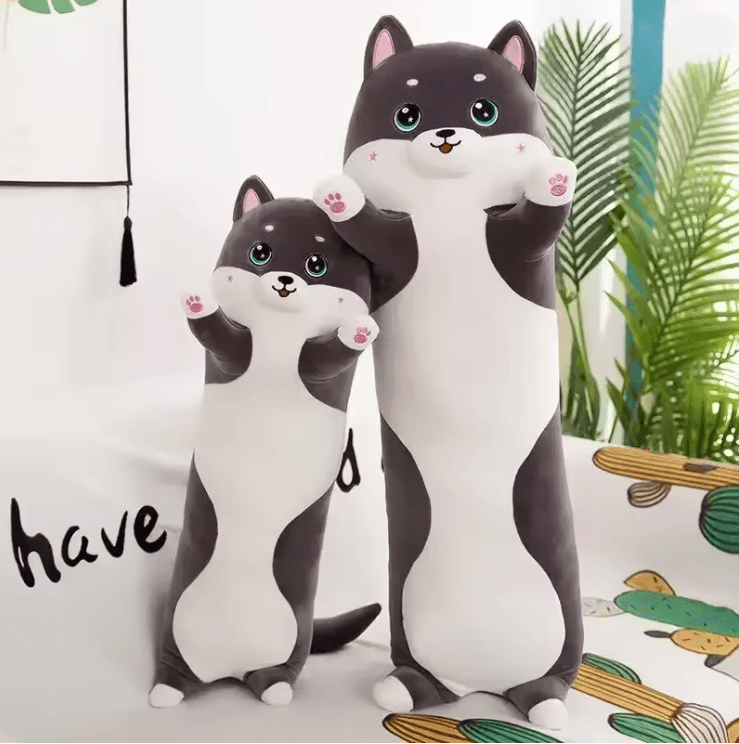 CuddlePaws Husky Body Pillow Plush 1