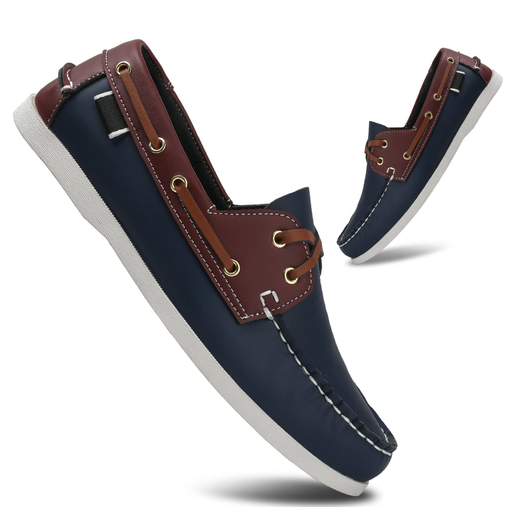Slip On Mens Trendy Apron Toe Loafers Comfortable Non Slip Shoes For Outdoor Travel  Casual Spring  4