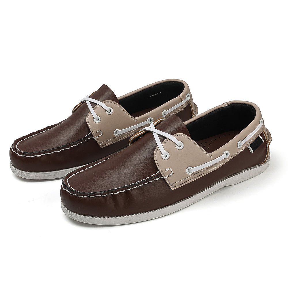 Slip On Mens Trendy Apron Toe Loafers Comfortable Non Slip Shoes For Outdoor Travel  Casual Spring  7