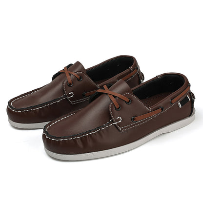 Slip On Mens Trendy Apron Toe Loafers Comfortable Non Slip Shoes For Outdoor Travel  Casual Spring  10