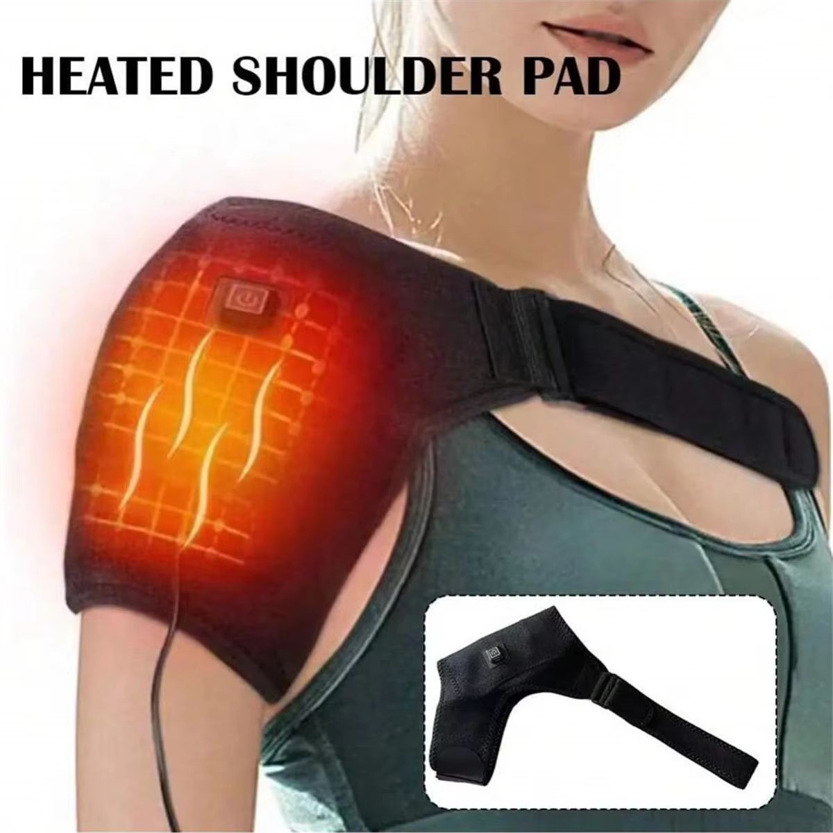 ThermaVibe Heated Knee Massager With Vibration Therapy 8