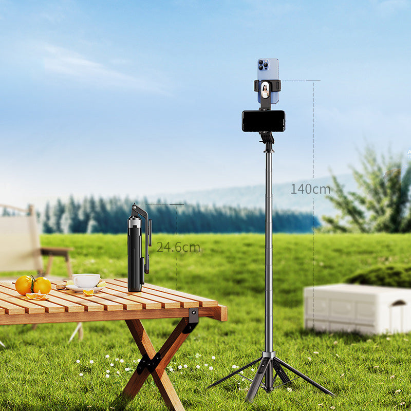 Live Tripod Portable Mobile Phone Holder Outdoor Handheld Vlog Shooting Bluetooth Oral Teleprompter 5