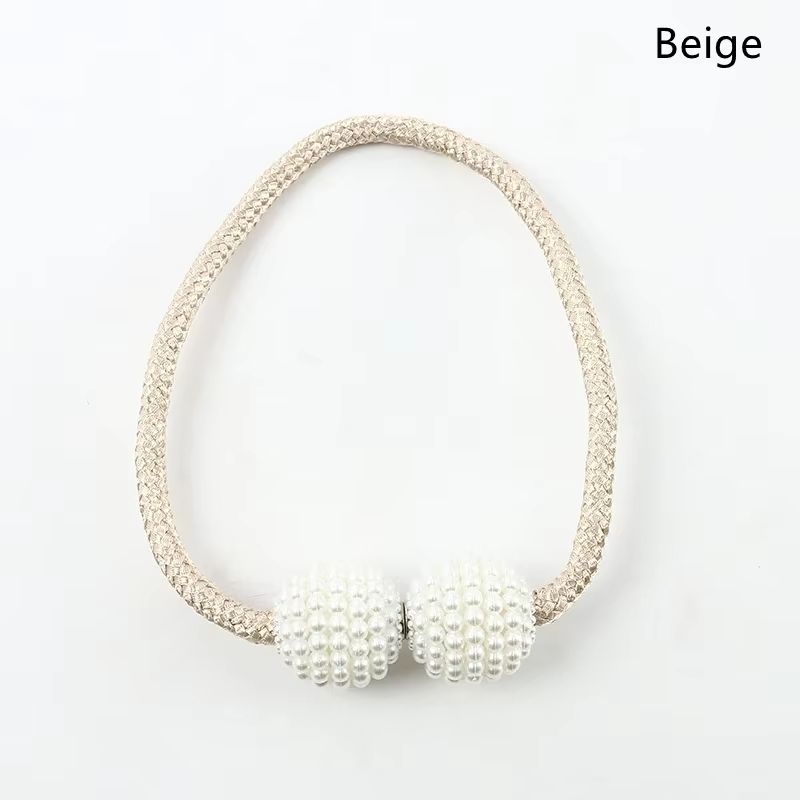 LuxePearl Magnetic Curtain Tieback Clips  Elegant Pearl Curtain Holders 12PCS Set 8