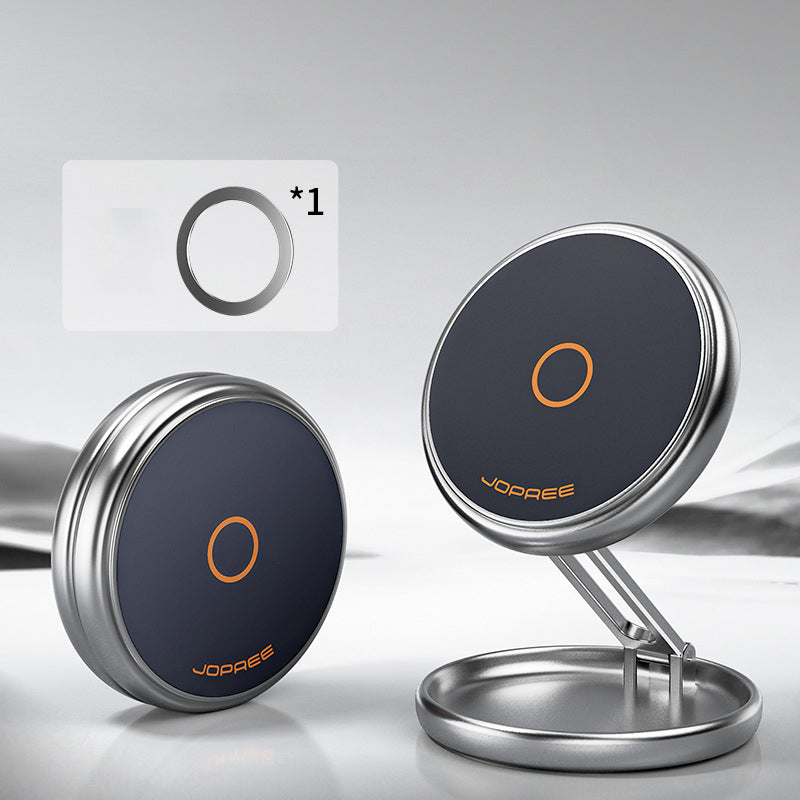 Portable Magnetic Phone Stand, Universal Foldable Mini Holder, Compact Desktop Mount for Travel Selfies, Office, use.
