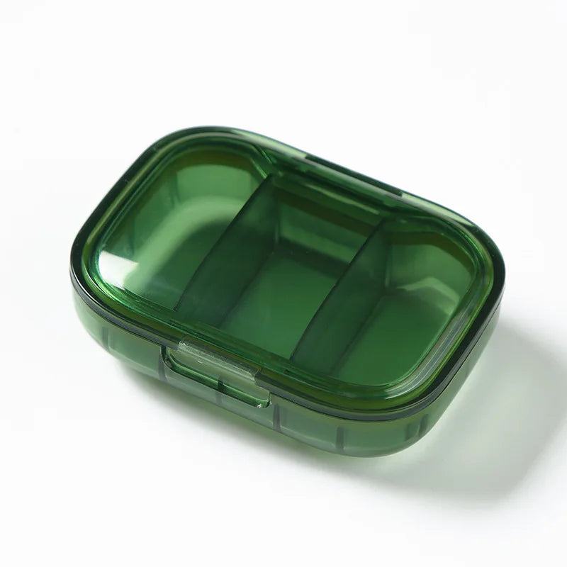 Tablet Pill Organizer Pillbox Case Container Mini Medicine Pills Box Pills Dispenser Drug Storage B 8