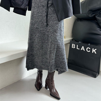 Elegant High Heel Pointed Toe Women Ankle Boots Slim Short Booties For Autumn  Winter Ladies 5