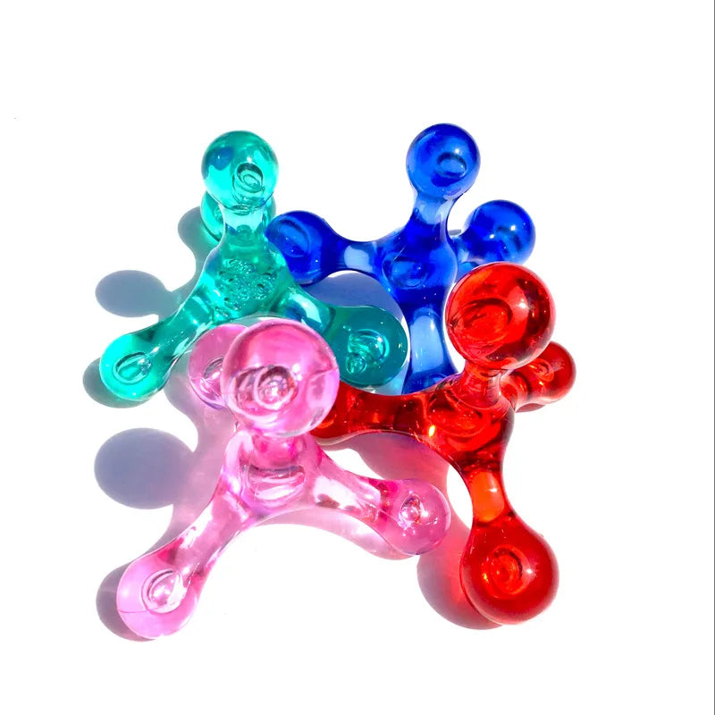 Useful 4 Balls Mini Manual Massager Arm Back Leg Head Foot Acupuncture Point Relaxation Tool Elimin 1