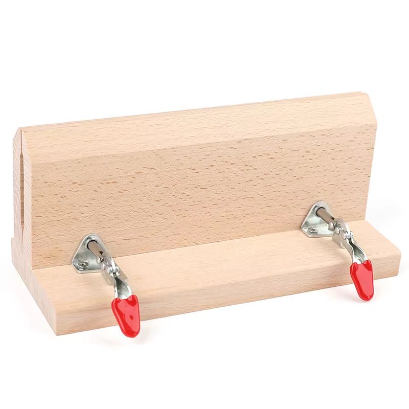 MIUSIE Wooden Leather Stitching Clamp  HandStitched Sewing Tool For DIY Leather Craft 10