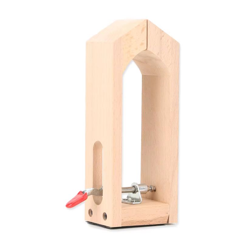 MIUSIE Wooden Leather Stitching Clamp  HandStitched Sewing Tool For DIY Leather Craft 6