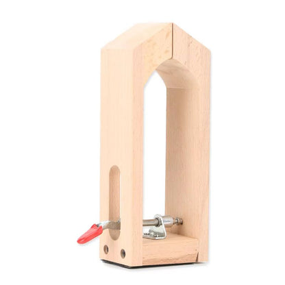 MIUSIE Wooden Leather Stitching Clamp  HandStitched Sewing Tool For DIY Leather Craft 6