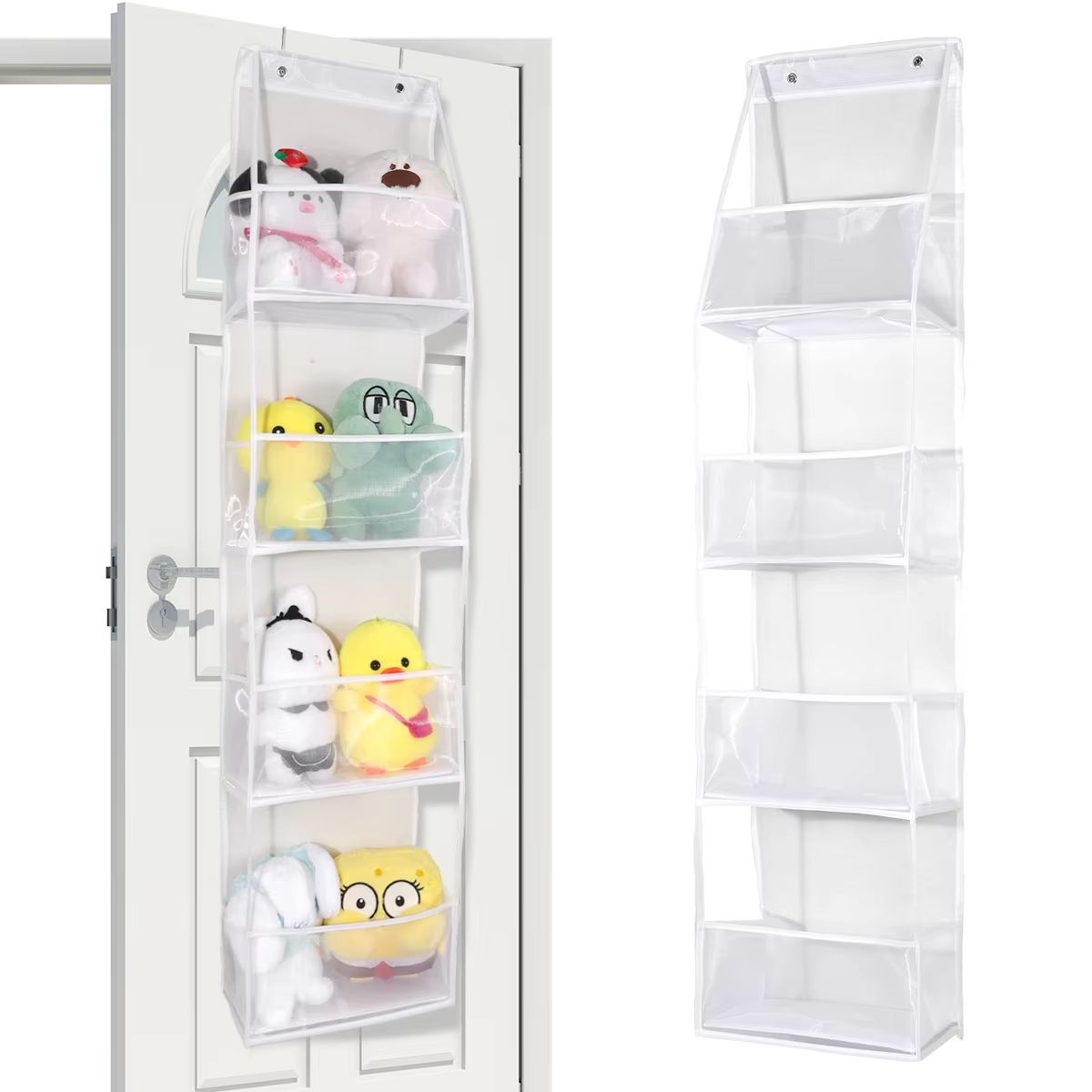 SpaceEase 46Layer OvertheDoor Hanging Organizer For Closet Bathroom  Bedroom 4