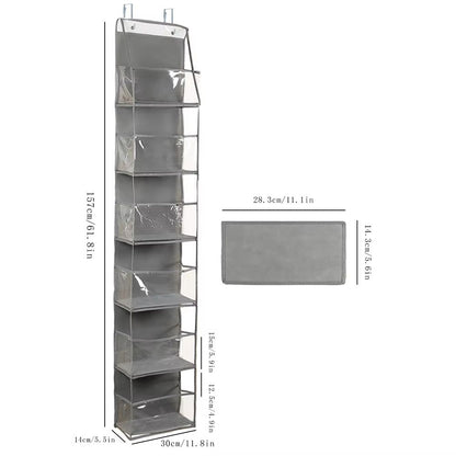 SpaceEase 46Layer OvertheDoor Hanging Organizer For Closet Bathroom  Bedroom 11
