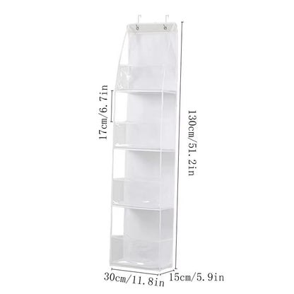 SpaceEase 46Layer OvertheDoor Hanging Organizer For Closet Bathroom  Bedroom 12