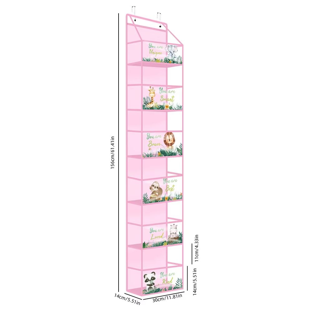 SpaceEase 46Layer OvertheDoor Hanging Organizer For Closet Bathroom  Bedroom 18