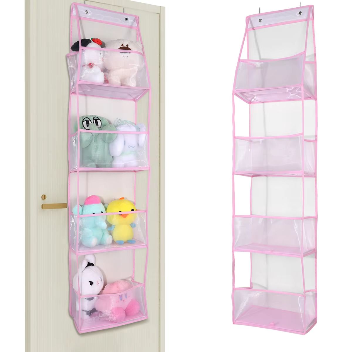 SpaceEase 46Layer OvertheDoor Hanging Organizer For Closet Bathroom  Bedroom 19