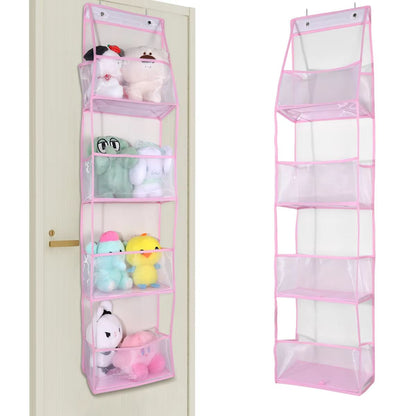 SpaceEase 46Layer OvertheDoor Hanging Organizer For Closet Bathroom  Bedroom 19