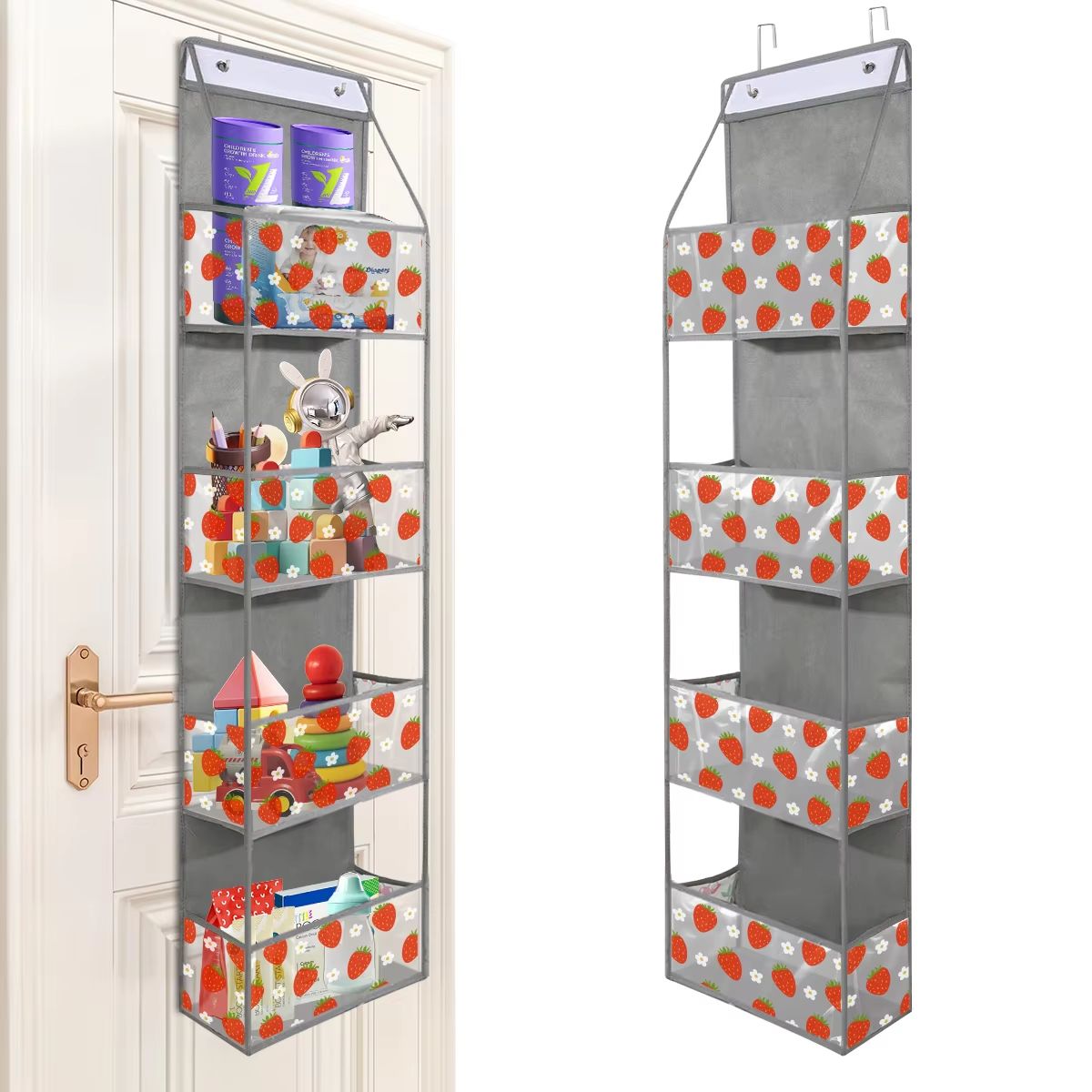 SpaceEase 46Layer OvertheDoor Hanging Organizer For Closet Bathroom  Bedroom 21