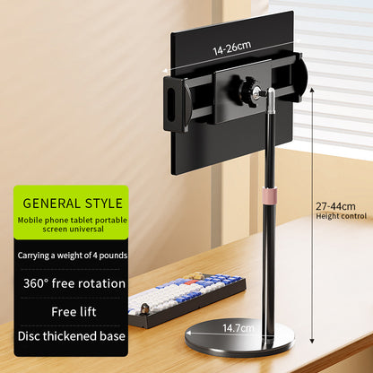 Adjustable 360 Swivel Portable Monitor Stand, Bracket Clamp Holder for Tablet Desktop, Ideal for Desktop