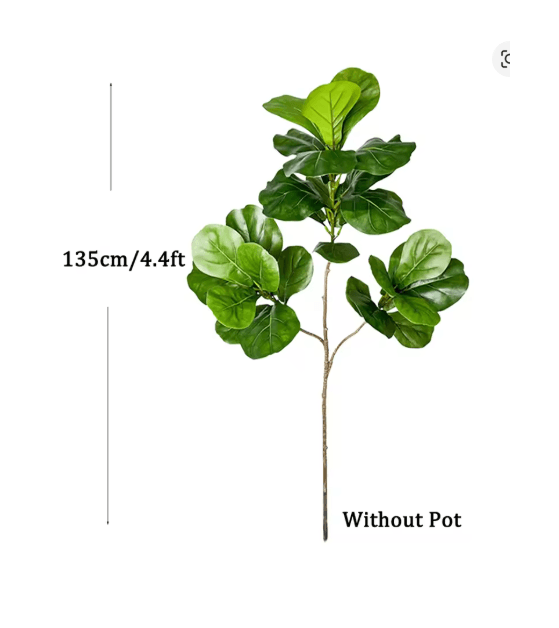 EverVerde Large Artificial Ficus Tree 3