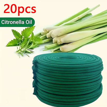 LumaLeaf 48Piece Lemongrass Scented Candle Set With Stand  Natural Outdoor Candle Collection 6