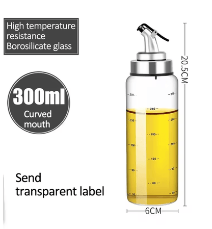 PurePour Glass Oil And Vinegar Dispenser Bottle 3