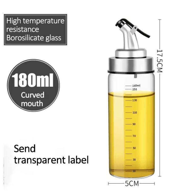 PurePour Glass Oil And Vinegar Dispenser Bottle 4
