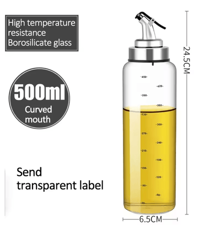 PurePour Glass Oil And Vinegar Dispenser Bottle 5